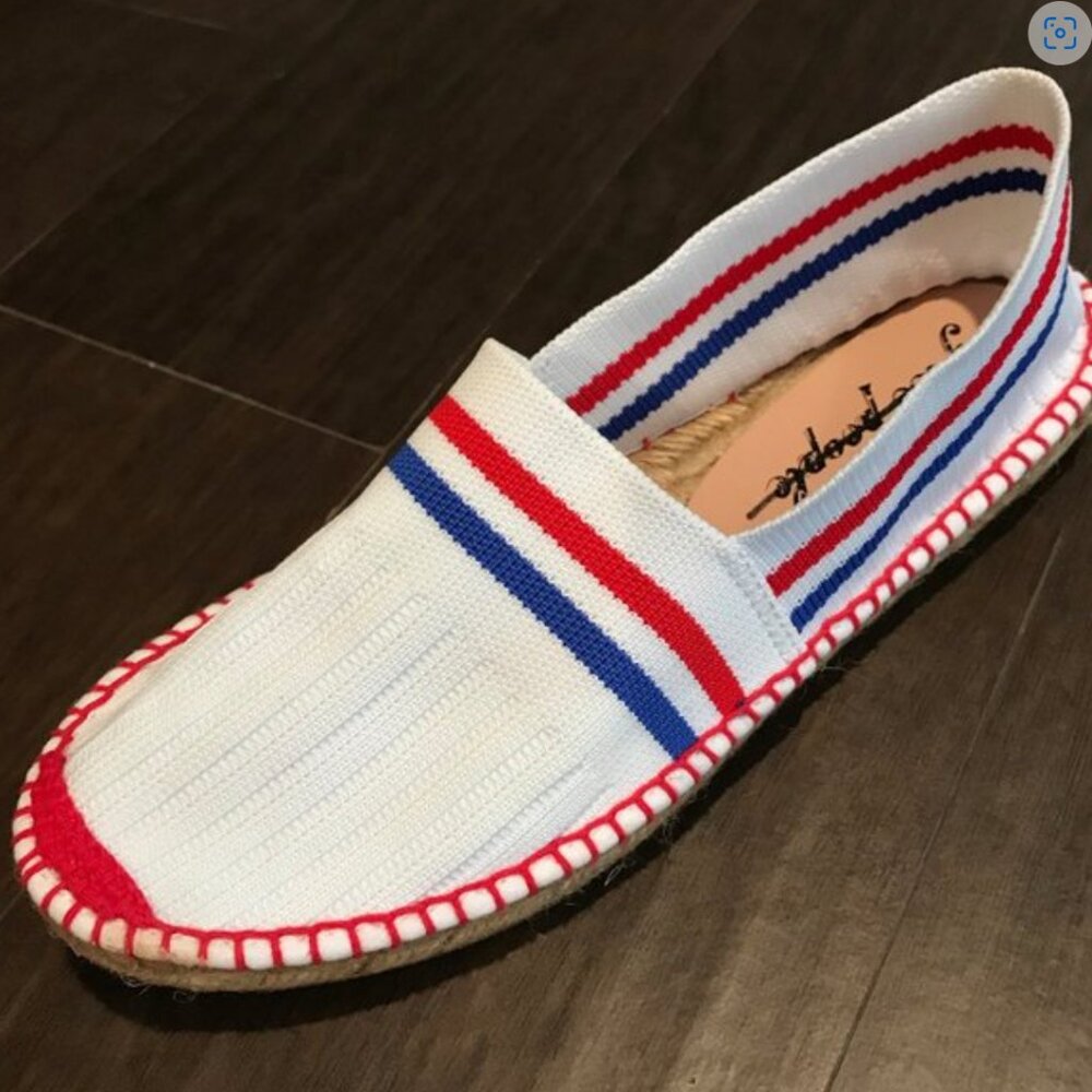 NWT FP Slip on stretchy canvas Espadrille /Loafers - Picture 7 of 7